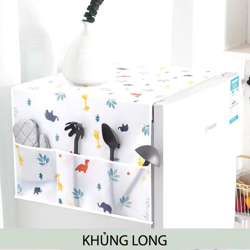 KHĂN PHỦ TỦ LẠNH, MÁY GIẶT CHỐNG BỤI BẢO VỆ TỦ, GỌN NHÀ, ĐẸP KHÔNG GÓC CHẾT!