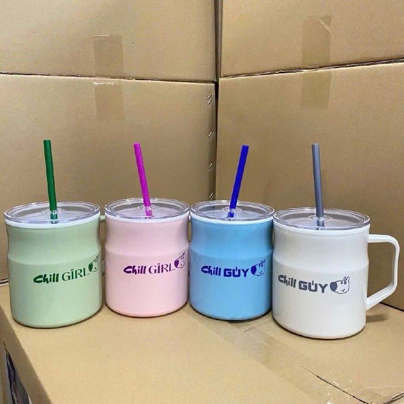 Bình Giữ Nhiệt CHILL Tân Lập Thành Kèm Ống Hút 700ml – Ly quai 2 lớp siêu xinh, siêu tiện, không thể thiếu cho mùa hè này!