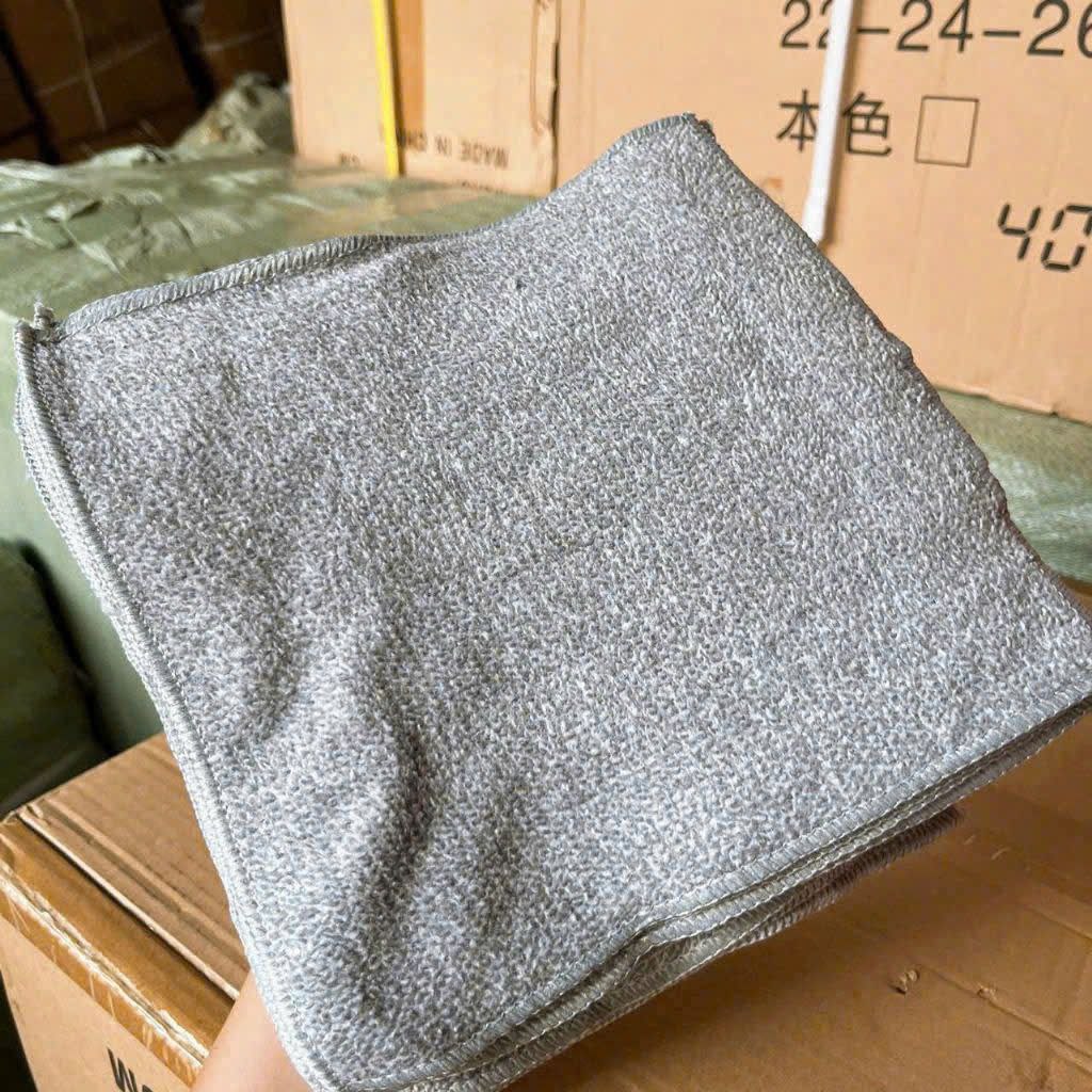 Set 20 Khăn Xám Lau Bếp Đa Năng (có viền)