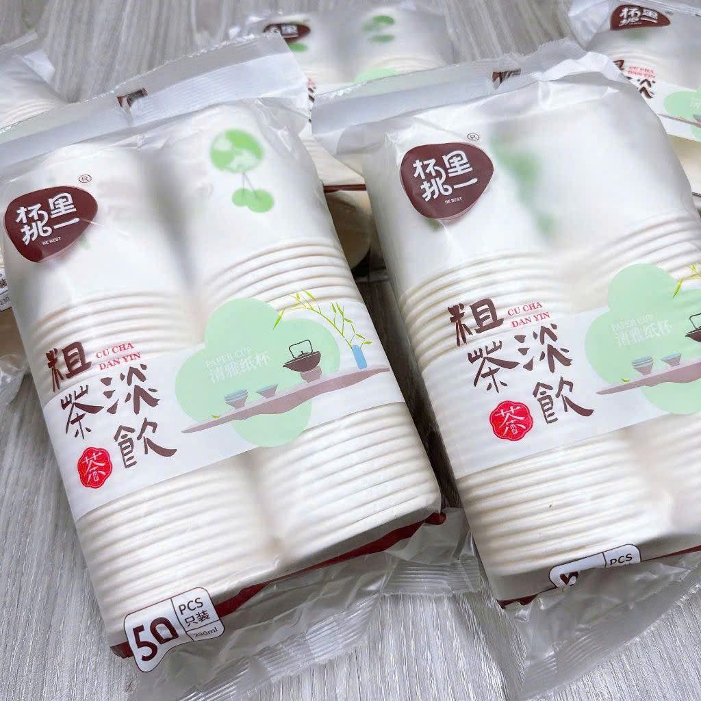 SET 50 CỐC GIẤY 235ml TIỆN LỢI & AN TOÀN