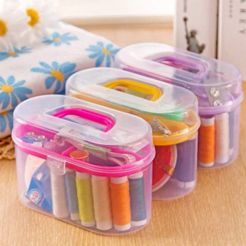 Hộp Kim Chỉ May Đồ 12 Cuộn Đa Năng Gồm Món Phụ Kiện