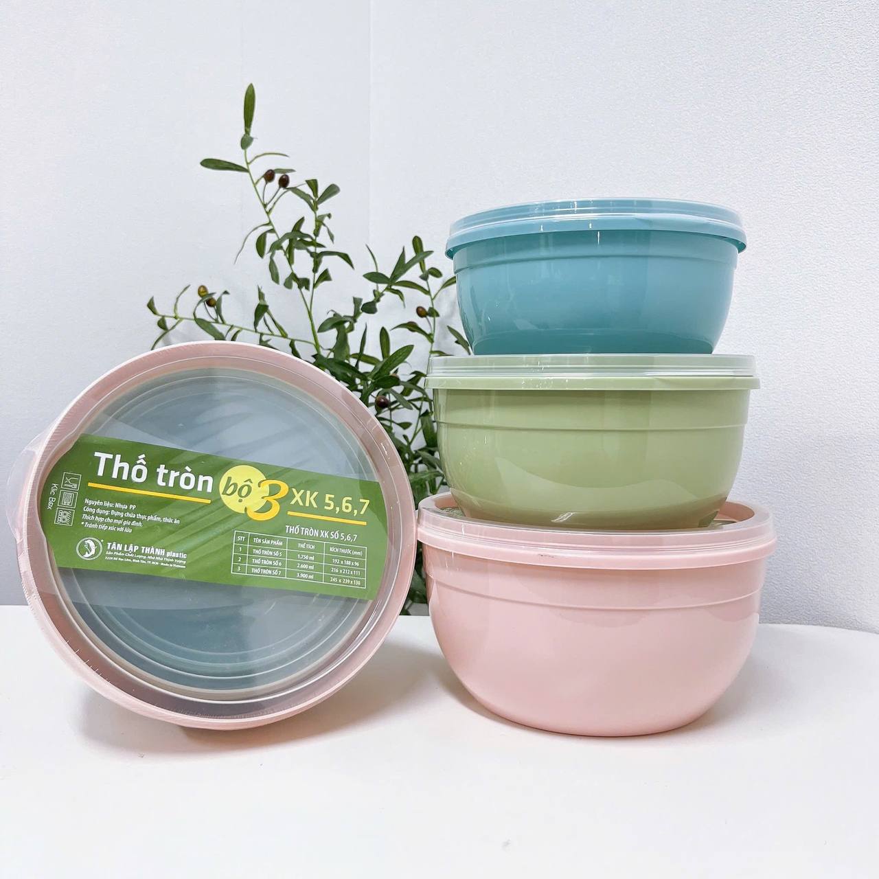 THỐ TRÒN XK BỘ 3 B3S567 – TÂN LẬP THÀNH