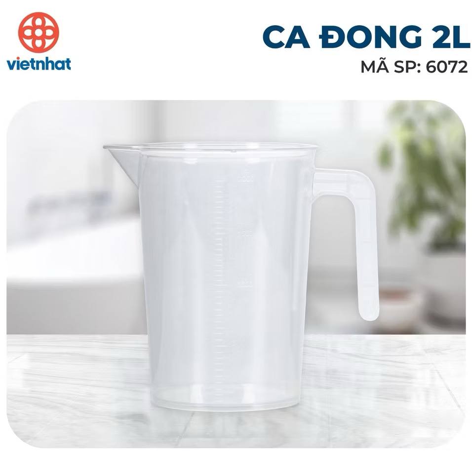 Ca đong chia vạch nhựa Việt Nhật 2L 6072