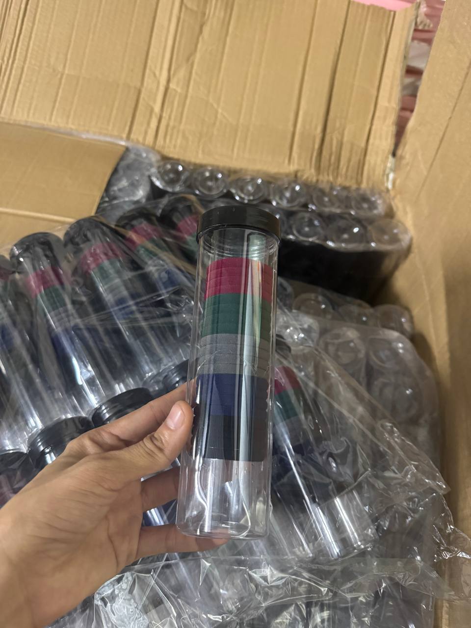 Hộp 20 Chun Buộc Tóc Nhiều Màu Sắc