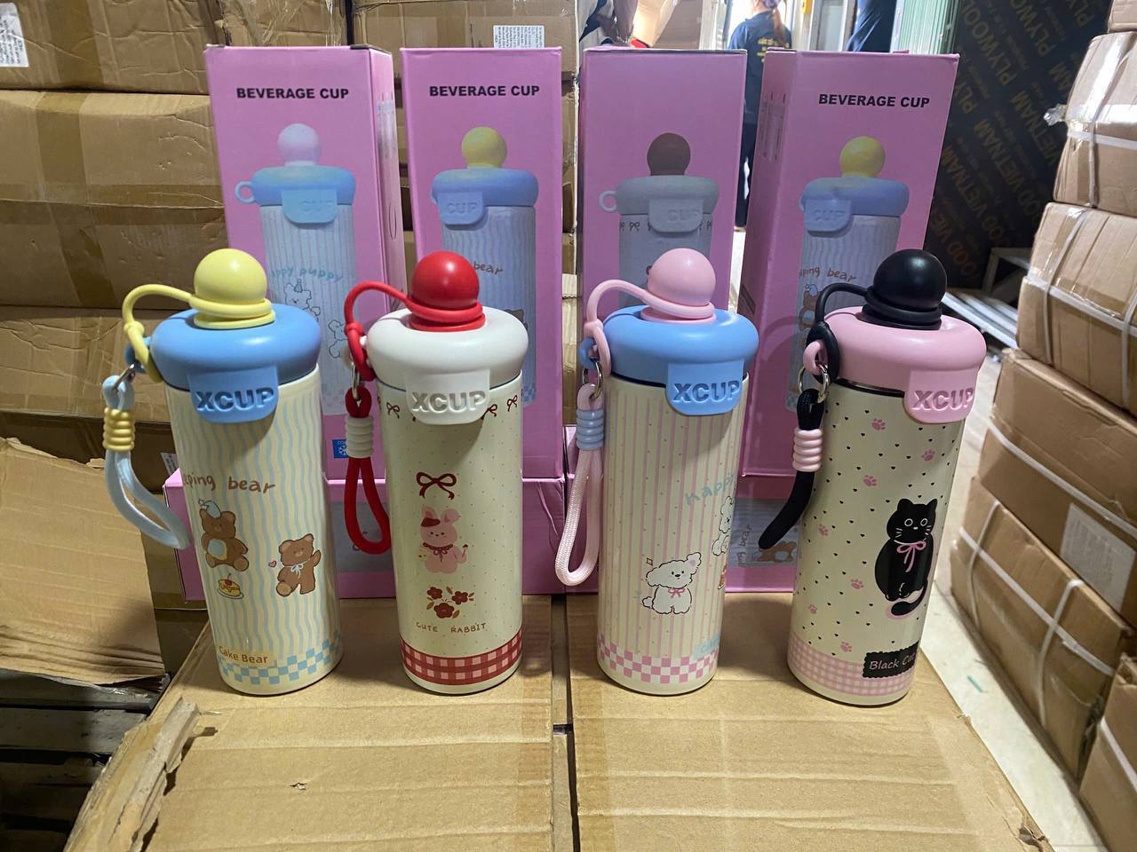 Bình giữ nhiệt X Cup ống hút INOX 316 dung tích 600ml
