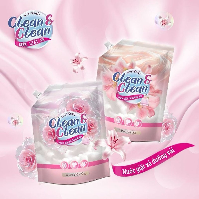 Nước Giặt Xả Clean & Clean 3200ml Siêu Tiết Kiệm