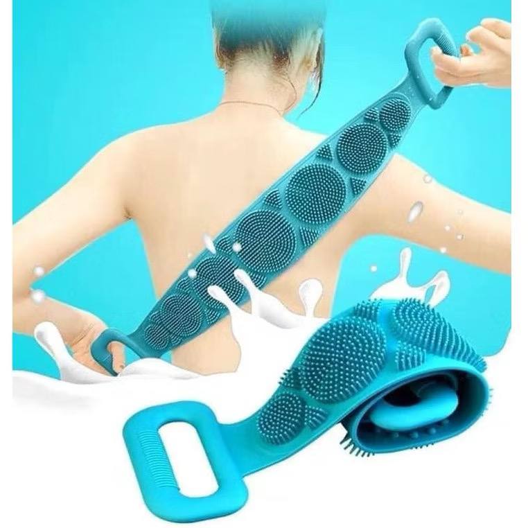Dây tắm silicone chà lưng 2 mặt thần thánh